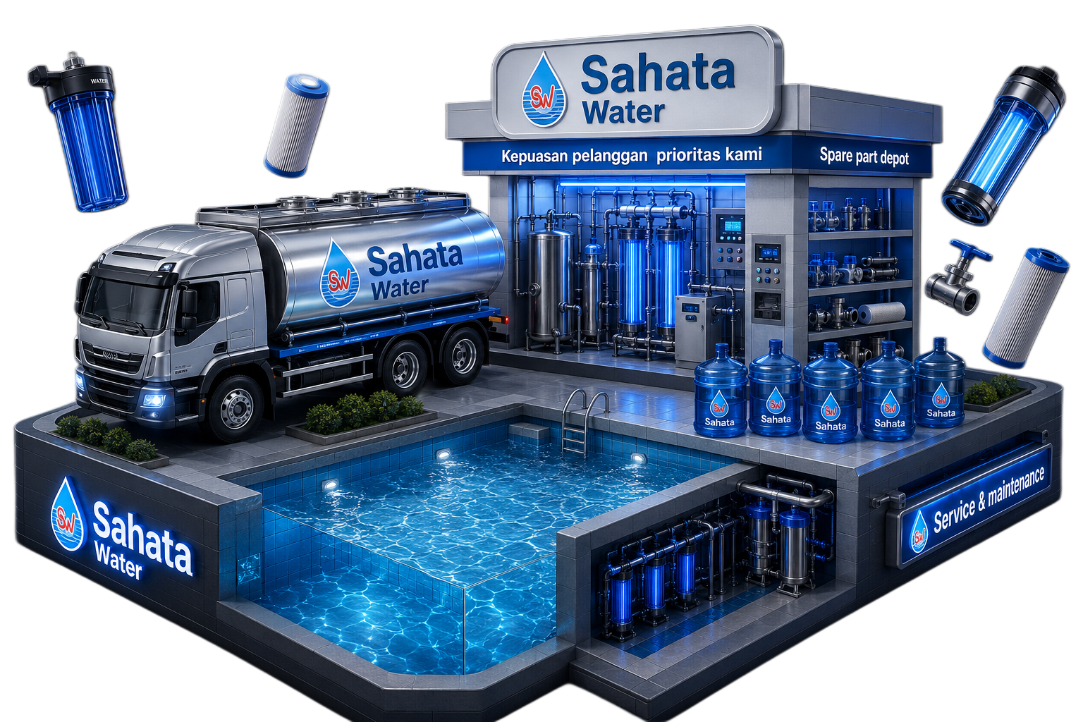 Ilustrasu Sahata Water